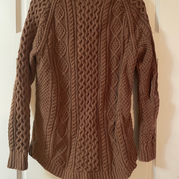 LL Bean cotton fisherman sweater - Picture 4 of 5